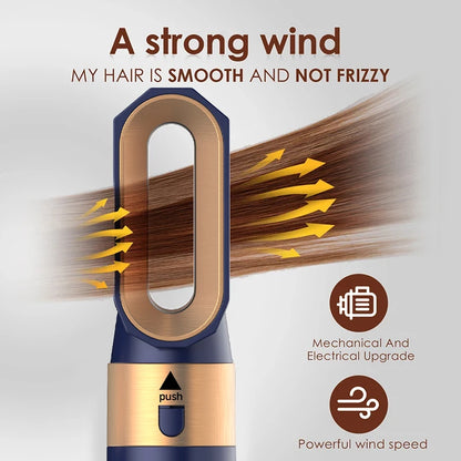 5-in-1 Ionic Hair Styler with High-Speed Dryer, Hot Brush & Professional Straightening